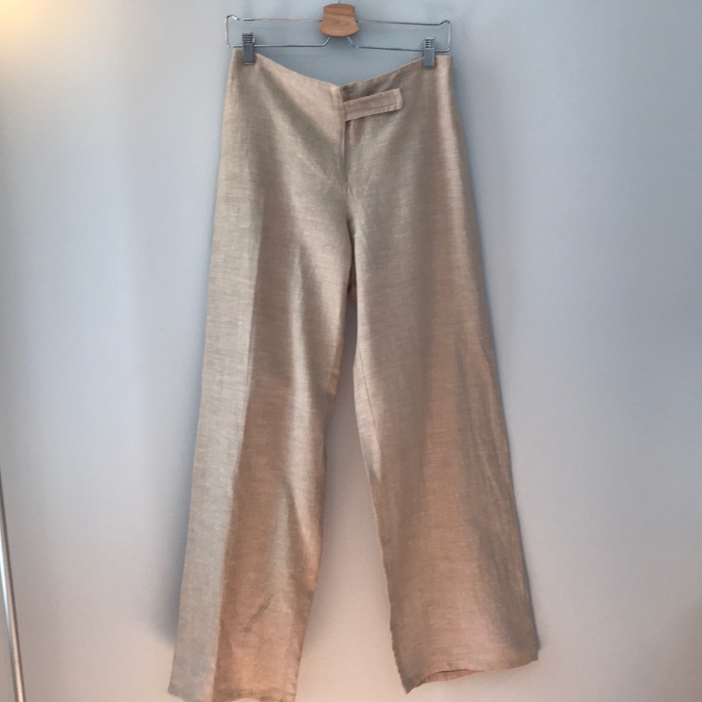 Max Studio wide-leg linen pants